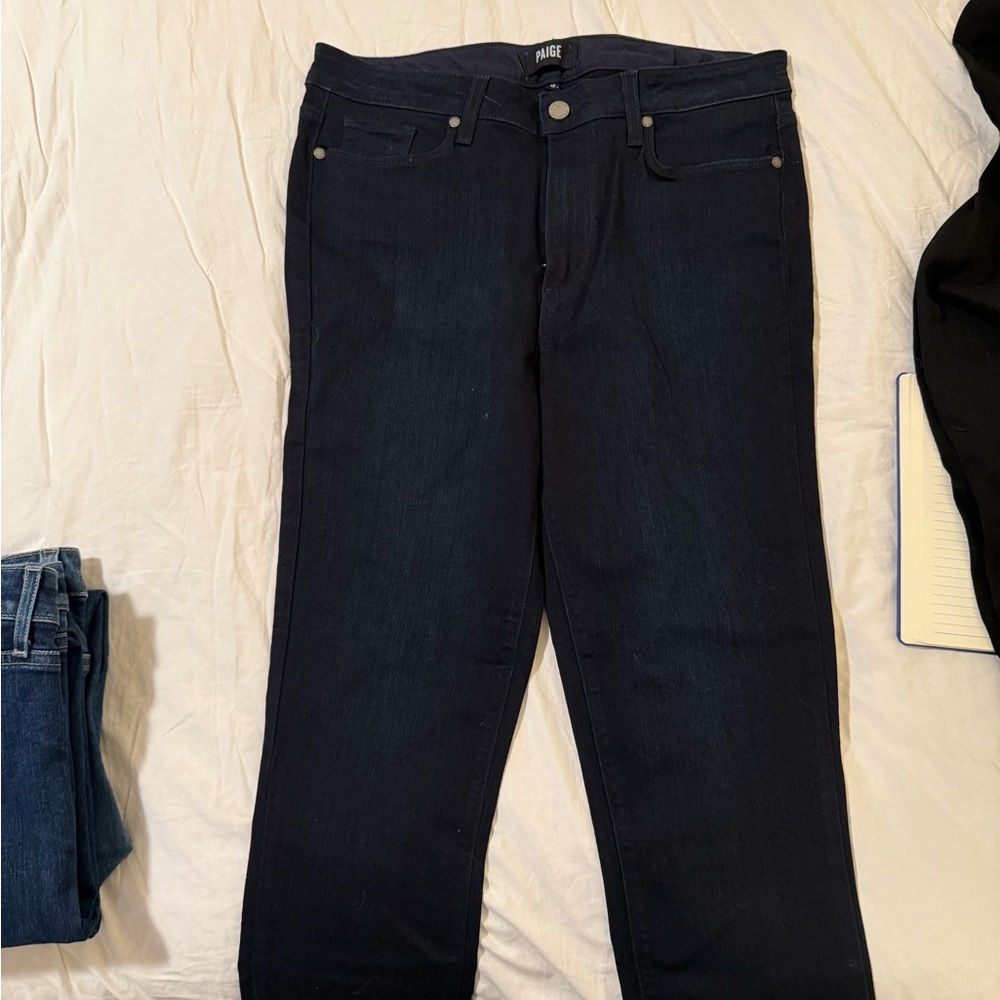 PAIGE Dark Blue Women's Jeans
